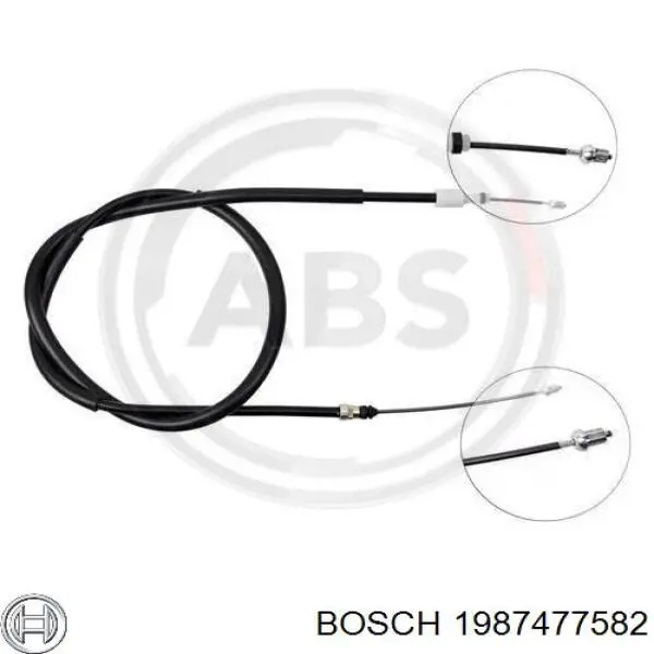 Comprar 038271 Cautex Cable de freno de mano trasero izquierdo