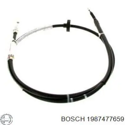 1987477659 Bosch cable de freno de mano trasero derecho/izquierdo