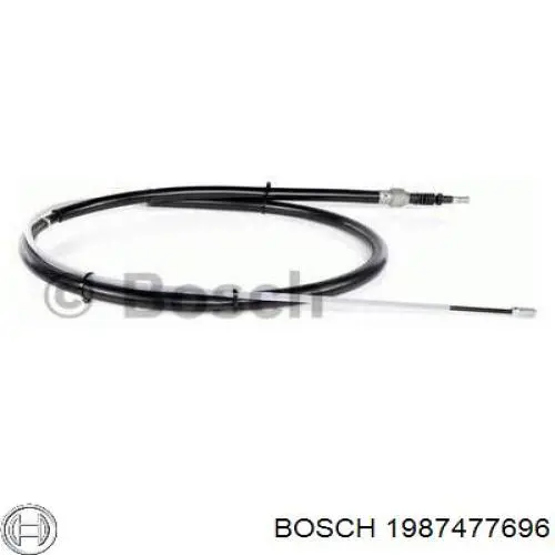 Cable de freno de mano trasero derecho/izquierdo Bosch 1987477696