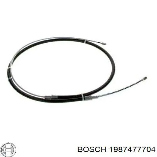 1987477704 Bosch cable de freno de mano trasero derecho/izquierdo