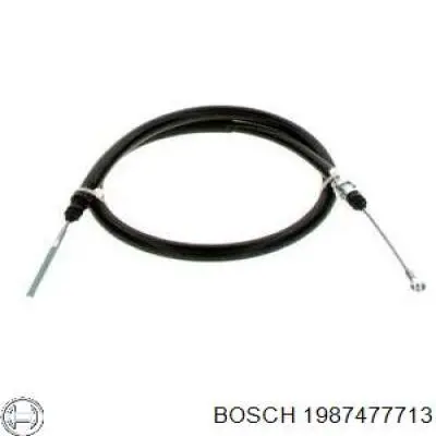 1987477713 Bosch cable de freno de mano trasero izquierdo