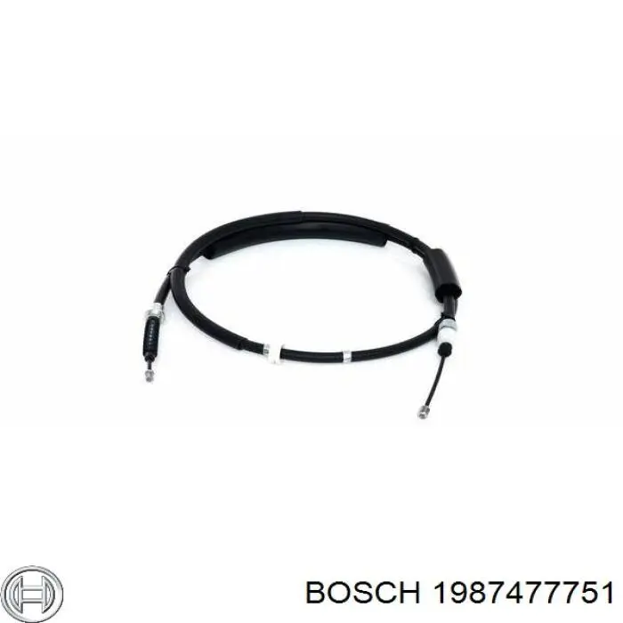 Cable de freno de mano trasero derecho/izquierdo 80026 Metalcaucho