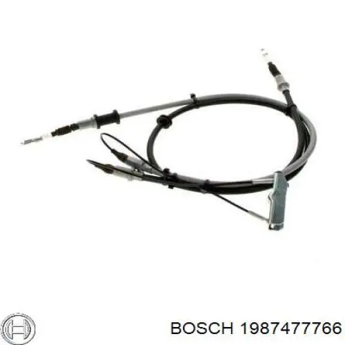 BKB1394 Borg&beck cable de freno de mano trasero derecho/izquierdo