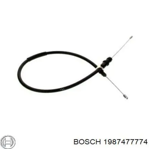 1987477774 Bosch cable de freno de mano delantero