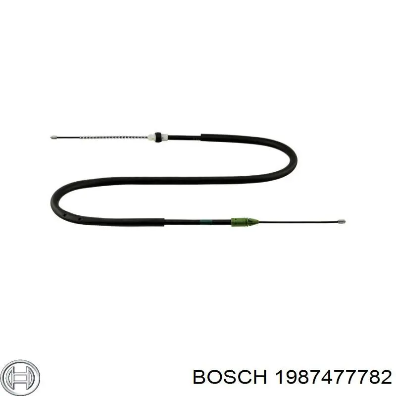 1987477782 Bosch cable de freno de mano trasero izquierdo