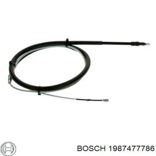 Cable de freno de mano trasero derecho/izquierdo Beca Cables 2001073