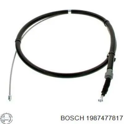 1987477817 Bosch cable de freno de mano trasero derecho/izquierdo