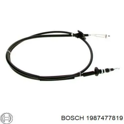 1987477819 Bosch cable de freno de mano trasero derecho/izquierdo