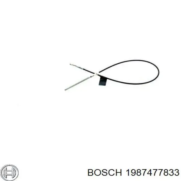 1987477833 Bosch cable de freno de mano intermedio