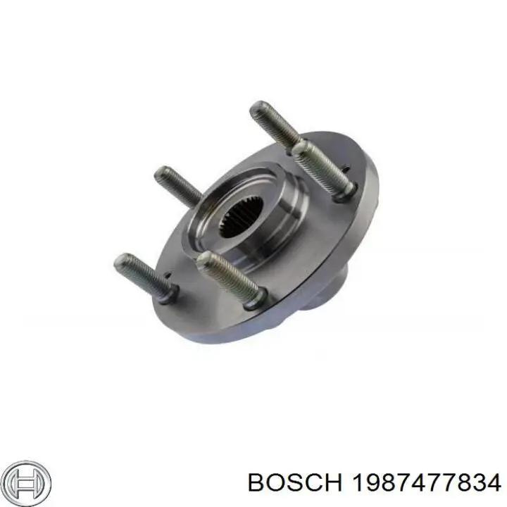 1987477834 Bosch cable de freno de mano trasero derecho/izquierdo