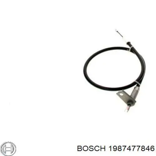 1987477846 Bosch cable de freno de mano trasero izquierdo