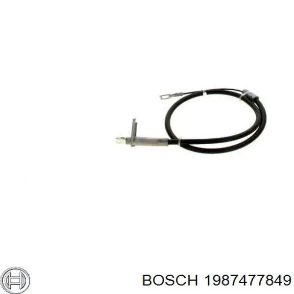 1987477849 Bosch cable de freno de mano trasero izquierdo