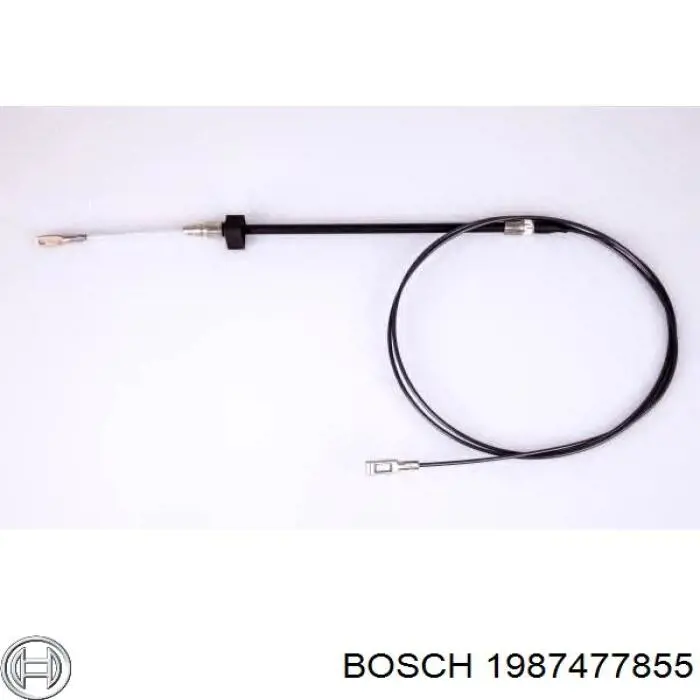 1987477855 Bosch cable de freno de mano delantero