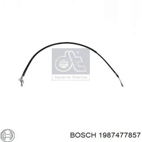 1987477857 Bosch cable de freno de mano trasero derecho/izquierdo