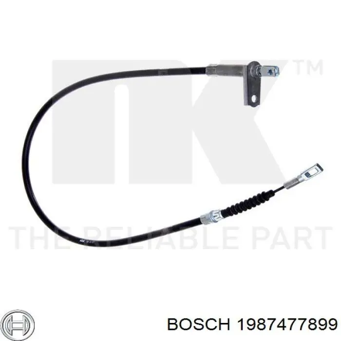 1987477899 Bosch cable de freno de mano trasero izquierdo