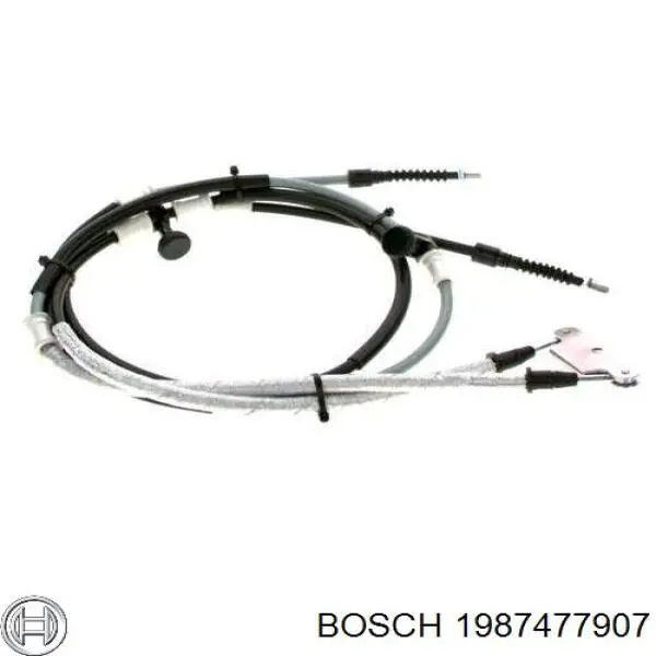 1987477907 Bosch cable de freno de mano trasero derecho/izquierdo