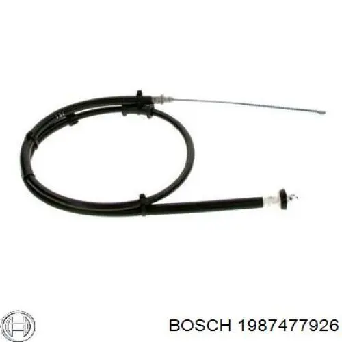 1987477926 Bosch cable de freno de mano trasero derecho