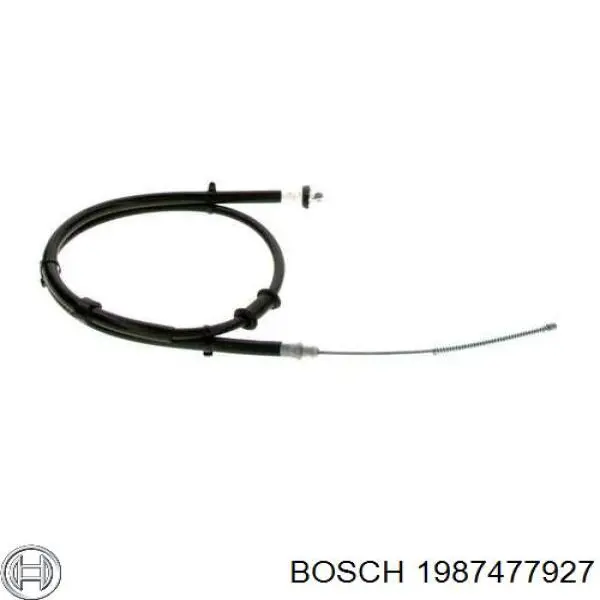 1987477927 Bosch cable de freno de mano trasero izquierdo