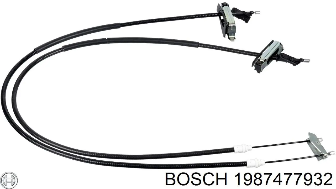 Cable de freno de mano trasero derecho/izquierdo 1306212 Ford
