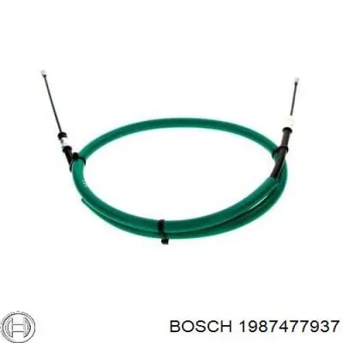 1987477937 Bosch cable de freno de mano trasero derecho/izquierdo