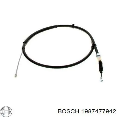 1987477942 Bosch cable de freno de mano trasero derecho/izquierdo