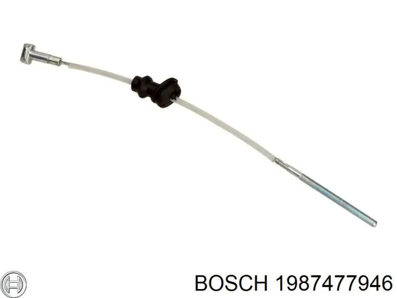 1987477946 Bosch cable de freno de mano trasero derecho/izquierdo