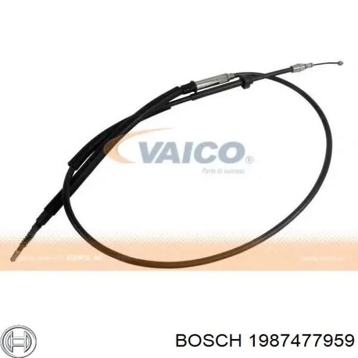 Cable de freno de mano trasero derecho/izquierdo Bosch 1987477959 precio, desde 23,09 EUR