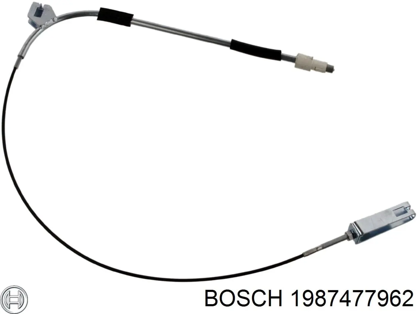 BKB2937 Borg&beck cable de freno de mano delantero