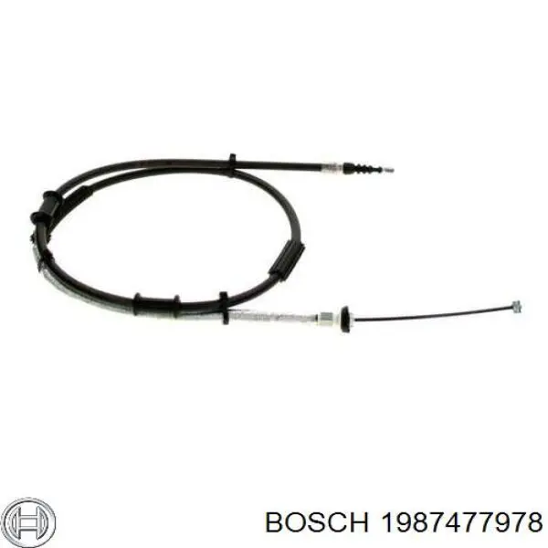 1987477978 Bosch cable de freno de mano trasero izquierdo