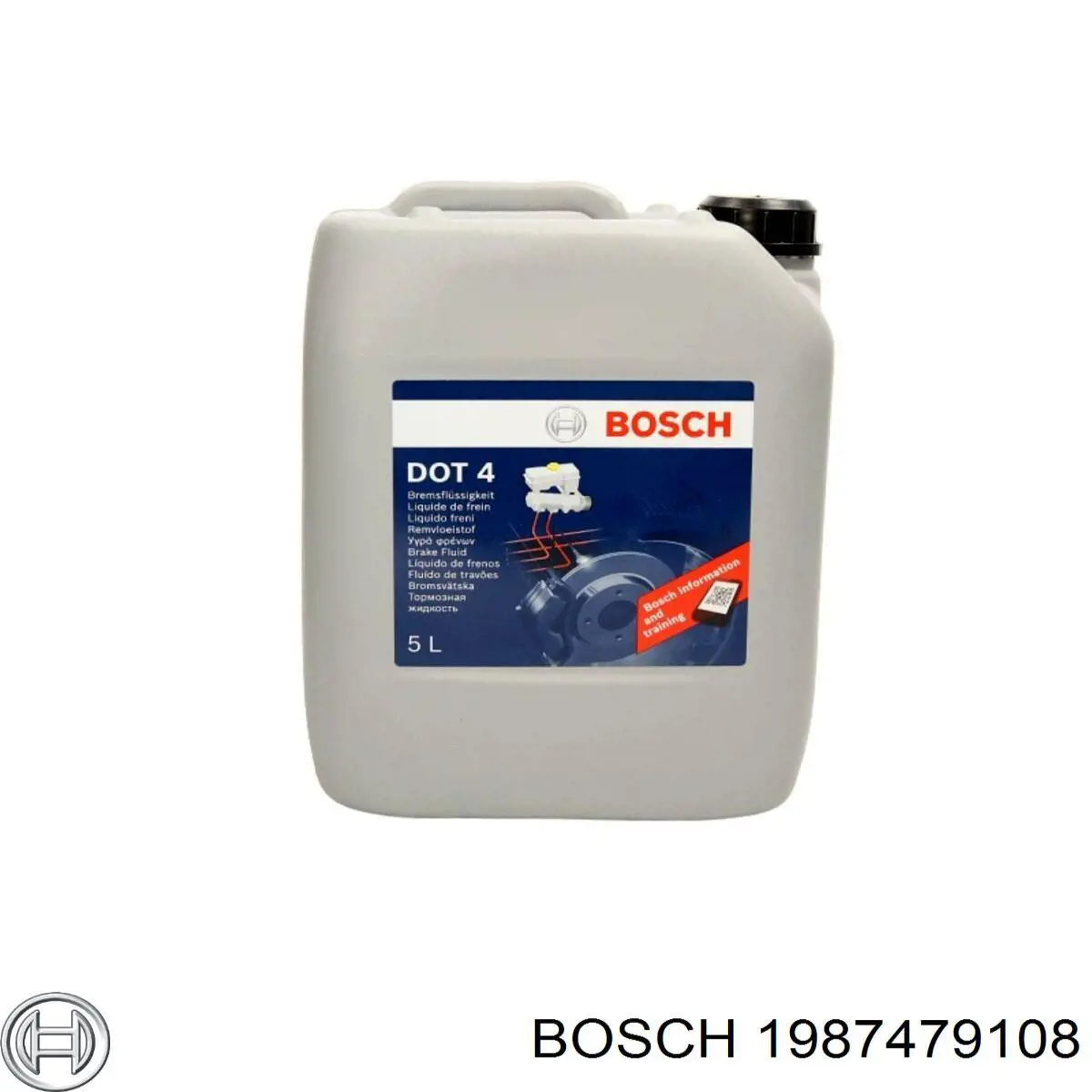 Líquido de freno Bosch BRAKE FLUID 5 L DOT 4 (1987479108)