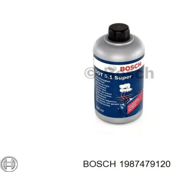 Líquido de freno Bosch Brake Fluid SUPER 0.5 L DOT 5.1 (1987479120)
