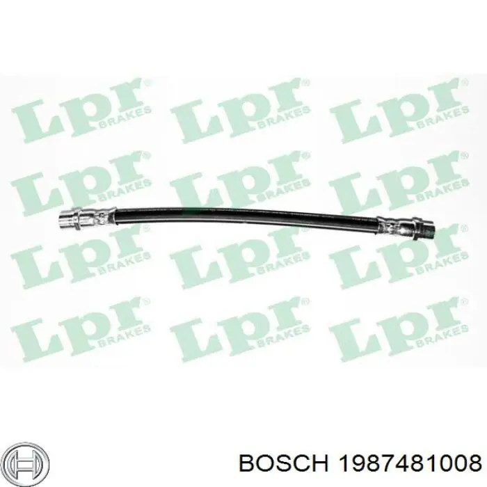 1 987 481 008 Bosch tubo flexible de frenos trasero