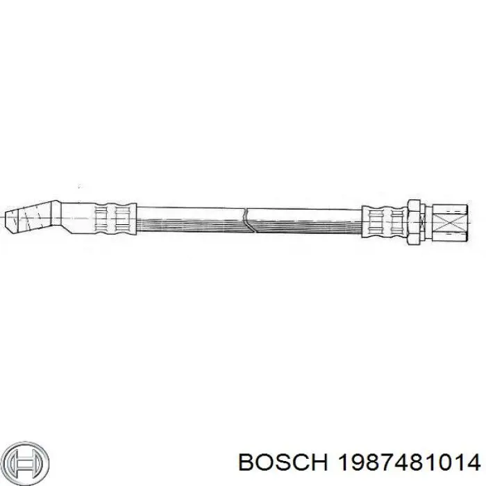 Latiguillos de freno delantero Bosch 1987481014 precio, desde 3,86 EUR