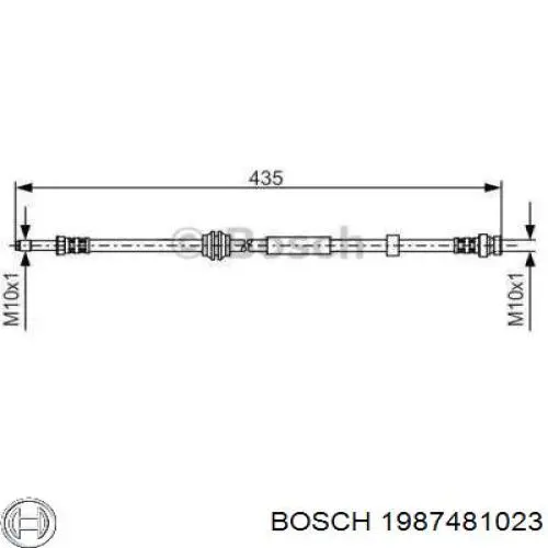 Latiguillos de freno delantero 1987481023 Bosch