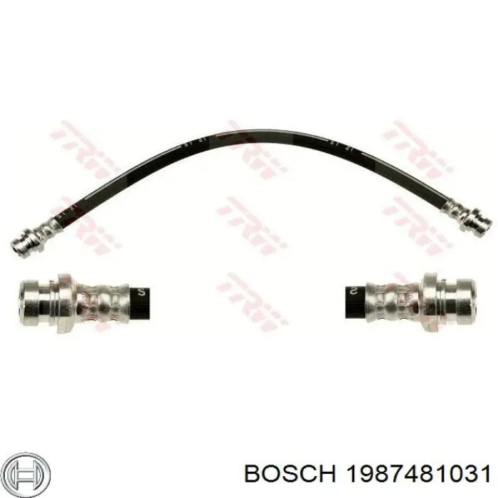 1987481031 Bosch latiguillo de freno trasero