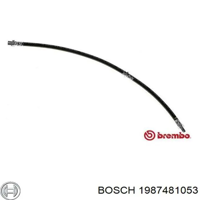 1987481053 Bosch latiguillo de freno trasero
