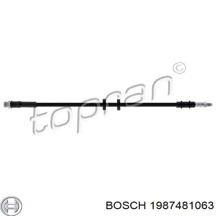 1987481063 Bosch latiguillo de freno delantero