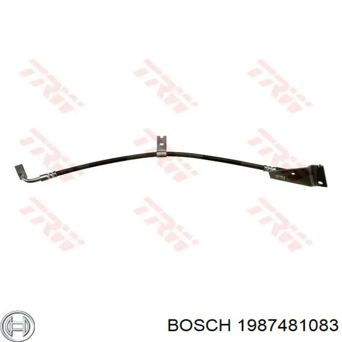 1987481083 Bosch latiguillos de freno delantero derecho