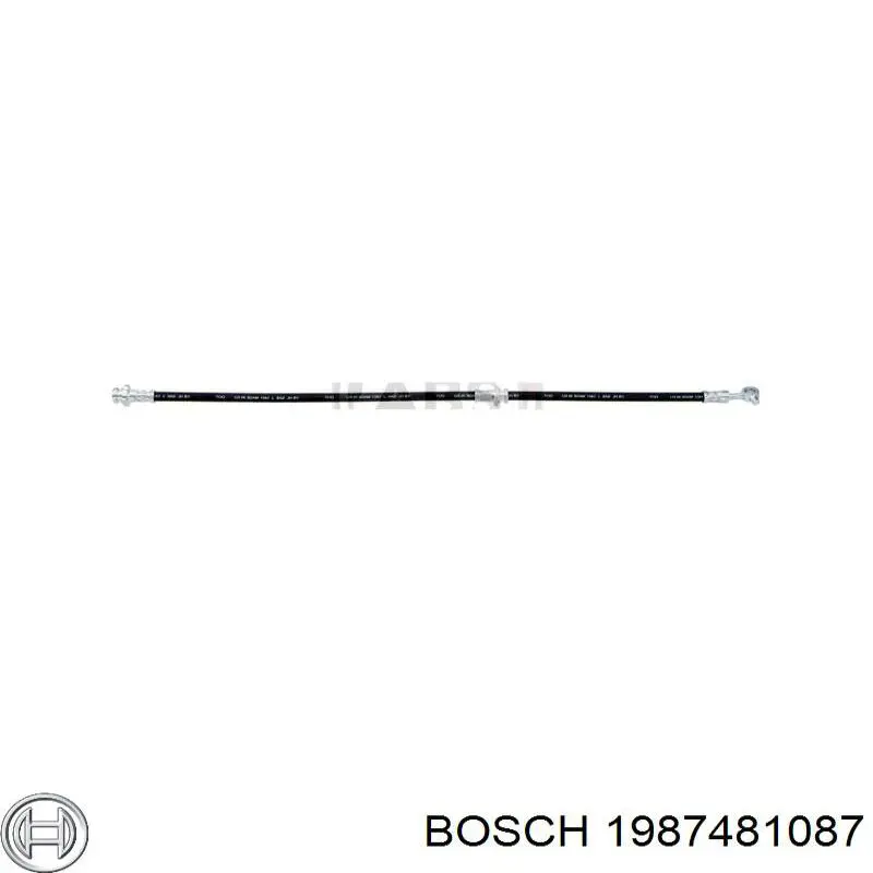 1987481087 Bosch latiguillo de freno trasero