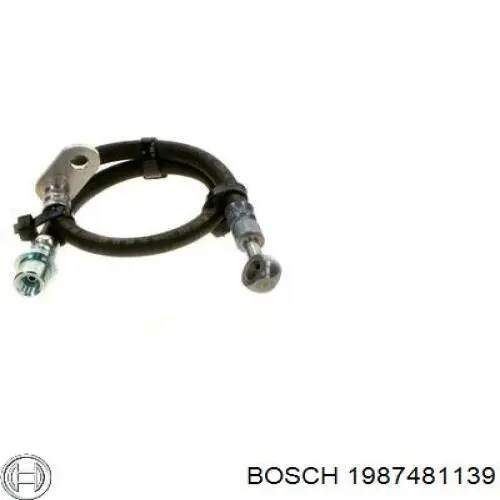 1987481139 Bosch latiguillos de freno delantero izquierdo