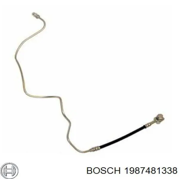 Latiguillo de freno trasero izquierdo 1987481338 Bosch