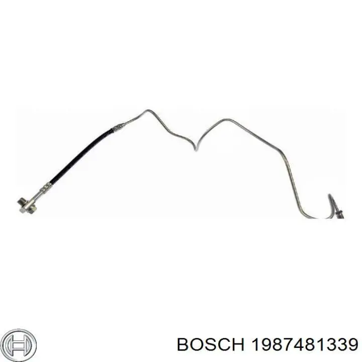 Manguera de freno trasera derecha Bosch 1987481339 precio, desde 22,68 EUR