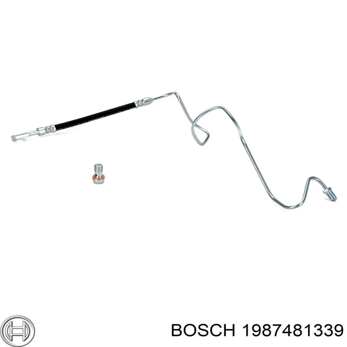 Tubo flexible de frenos trasero derecho  Bosch 1987481339