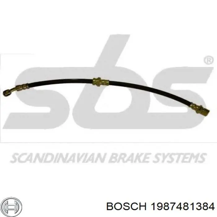 Manguera de freno delantera derecha Bosch 1987481384 precio, desde 8,79 EUR
