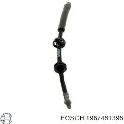 1 987 481 398 Bosch tubo flexible de frenos trasero