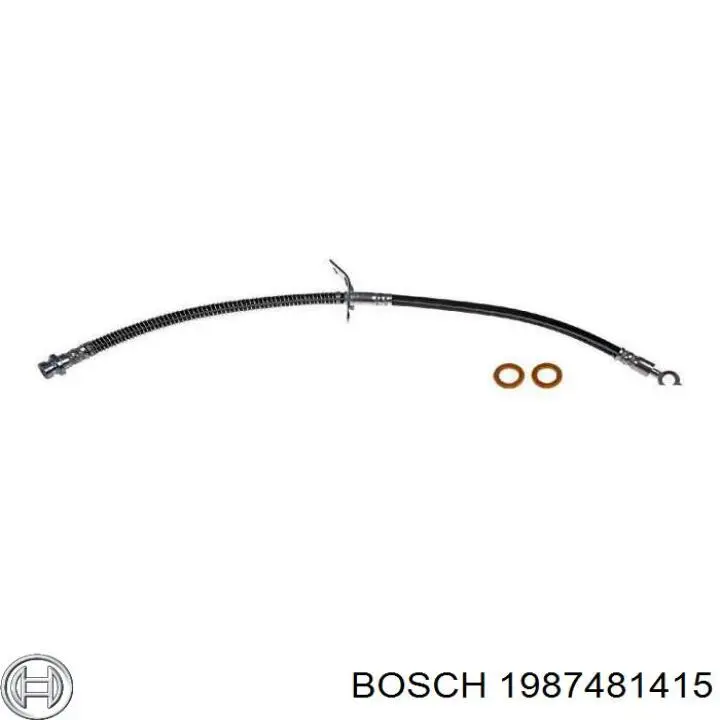 1987481415 Bosch latiguillos de freno delantero derecho