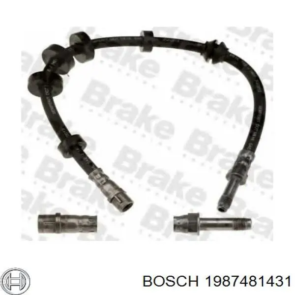 Latiguillos de freno delantero 1987481431 Bosch