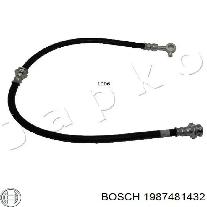 1987481432 Bosch latiguillos de freno delantero izquierdo