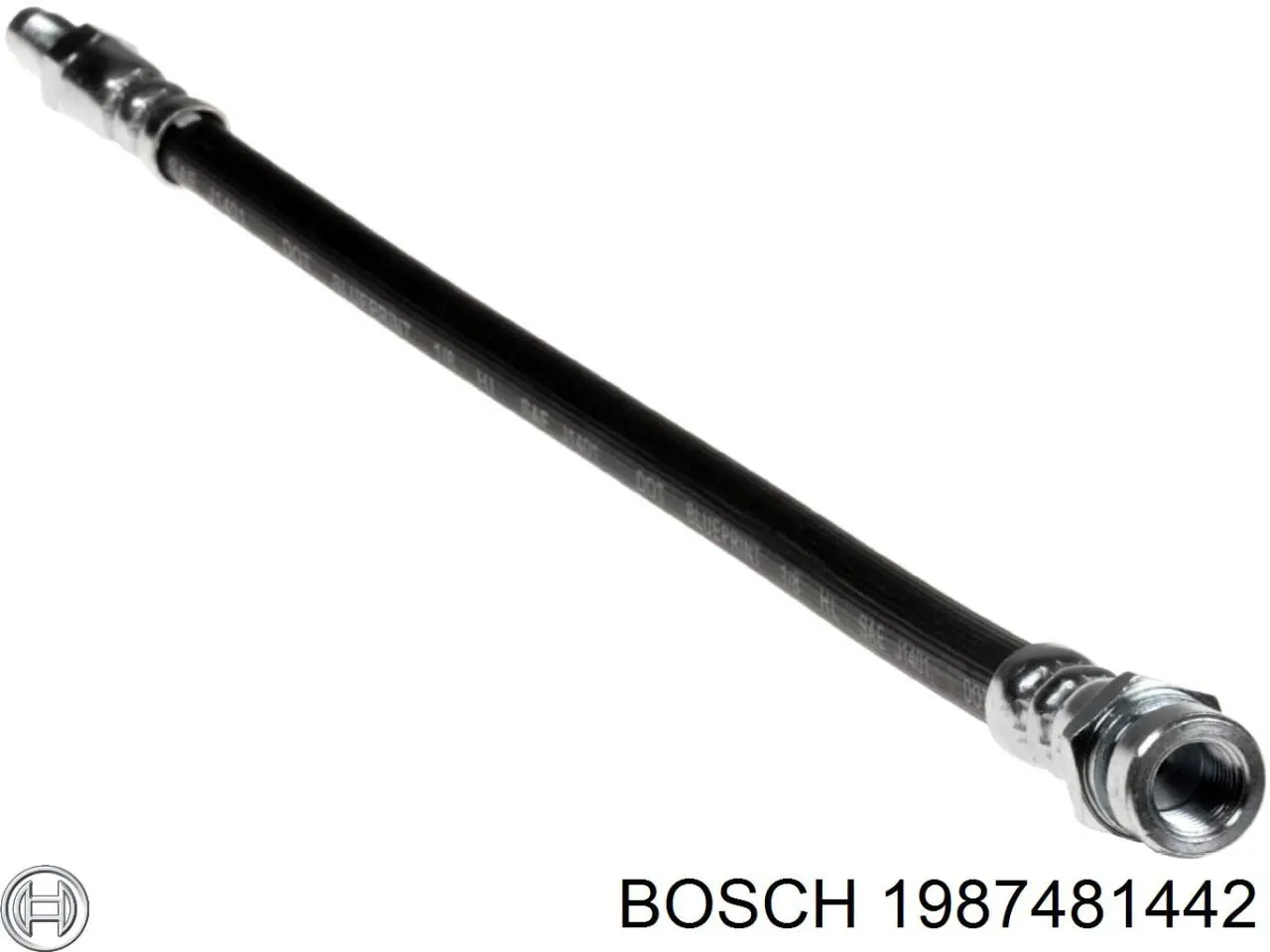 1987481442 Bosch tubo flexible de frenos trasero