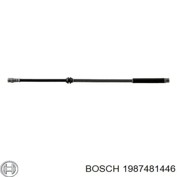 1987481446 Bosch tubo flexible de frenos trasero